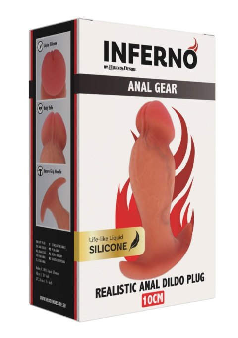 Realistic Buttplug Liquid Silicone 10 cm