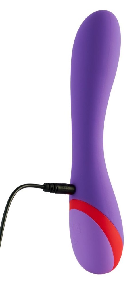 Masywny Dwukolorowy Wibrator Silikonowy Silny Silnik USB-Pin - Love Signal