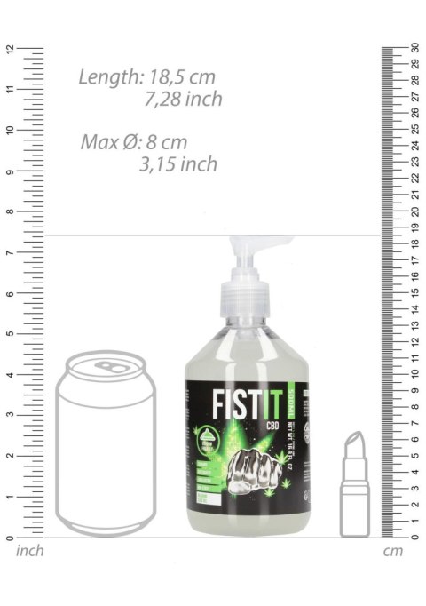 Lubrykant wodny konopny FIST IT 500ml