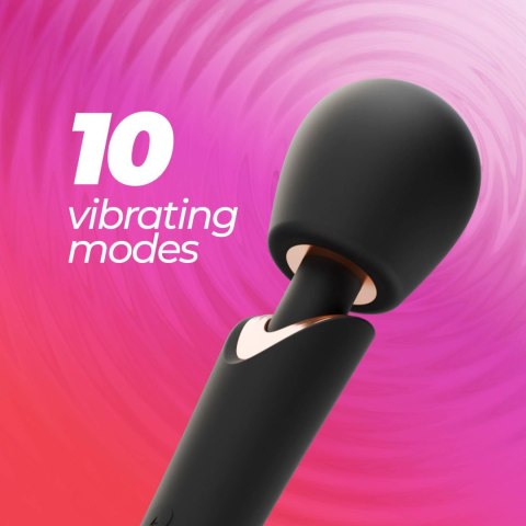 Masażer Crushious Holly 10 Trybów + Climax USB Ładowany Czarny