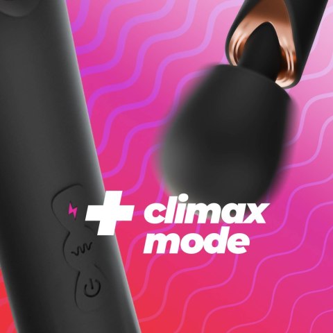 Masażer Crushious Holly 10 Trybów + Climax USB Ładowany Czarny