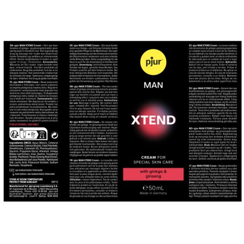 Krem do pielęgnacji penisa MAN XTEND 50ml Pjur