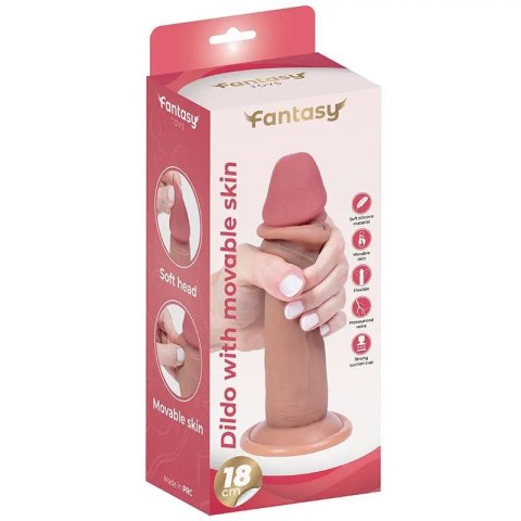 Dildo realistyczne cyberskóra naturalne 18cm FANTASY