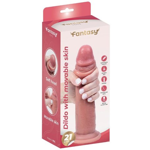 Dildo realistyczne cyberskóra naturalne 21cm FANTASY