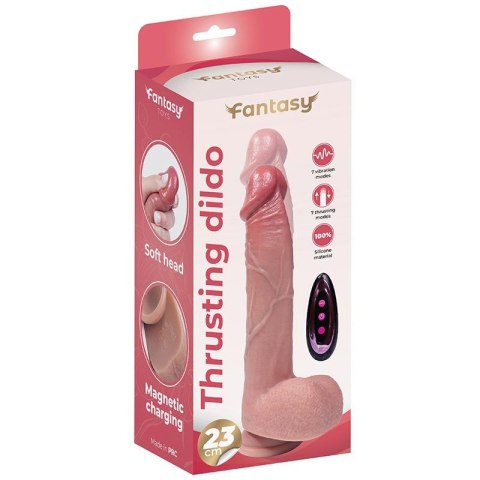 Dildo realistyczne z funkcją thrustingu 23cm FANTASY
