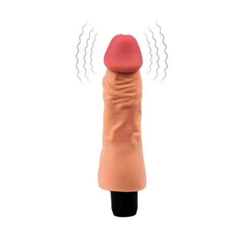 Realistyczny Miękki Wibrator z Zmiennymi Prędkościami 17,8 cm- Fantasy