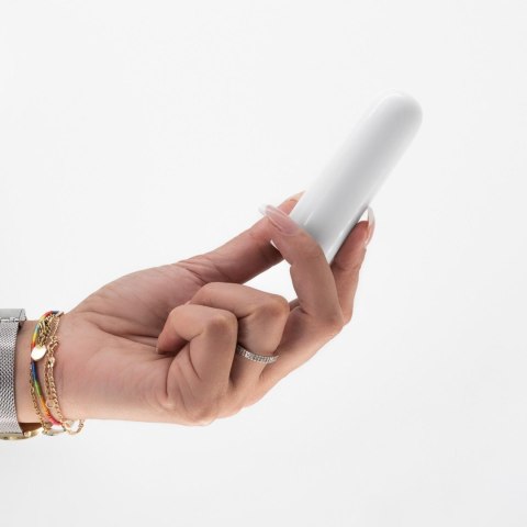 QUACKERS USB RECHARGEABLE VIBRATING BULLET WHITE CRUSHIOUS