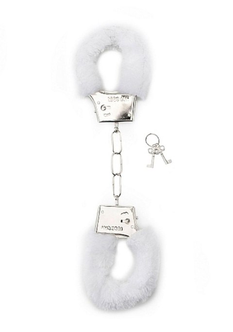 Białe Kajdanki Futrzane Furry Handcuffs - Furry Handcuffs