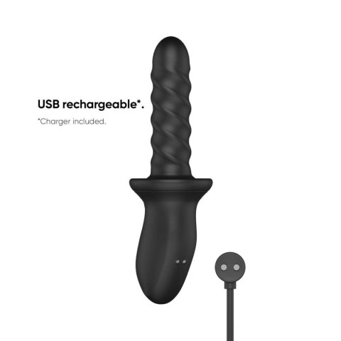 Masażer analny Ascend Thrusting & Rotating Massager Black Nexus Nexus