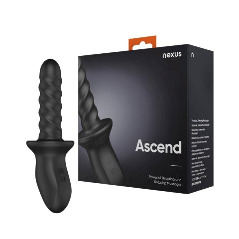 Masażer analny Ascend Thrusting & Rotating Massager Black Nexus Nexus