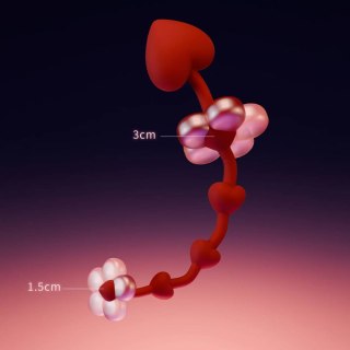 Koraliki analne serduszka Heart Anal Beads Upko UPKO