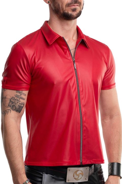 RMMauricio001 - red polo - S