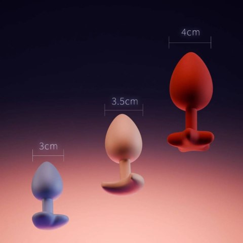 Zestaw treningowy korków analnych Playful Butt Plugs Set Upko UPKO
