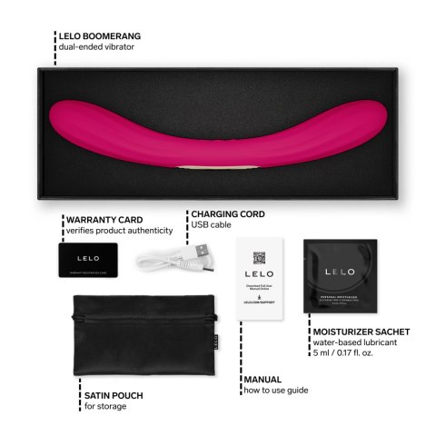 Dwustronny wibrator Boomerang Cerise LELO Lelo