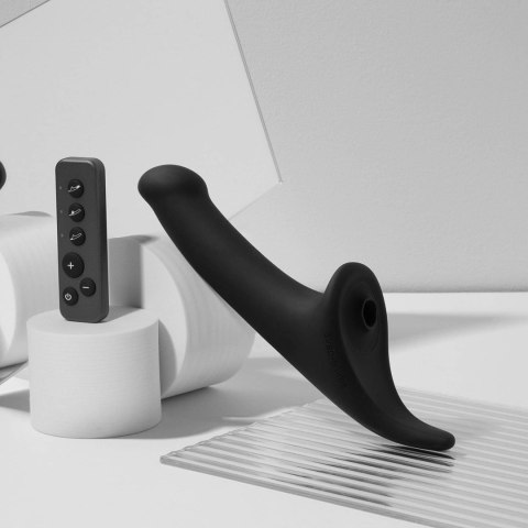 Dildo Na Pilot Kompatybilne Z Uprzężą Desirous M - BLACK TR