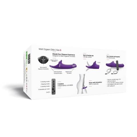 Dildo Na Pilot Kompatybilne Z Uprzężą Desirous- S - PURPLE TR