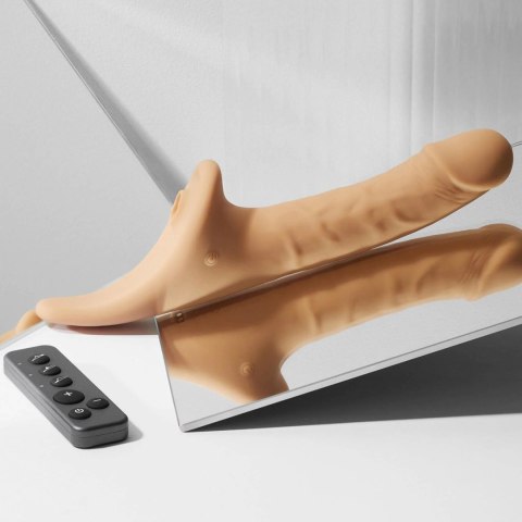 Dildo Na Pilot Kompatybilne Z Uprzężą Desirous- M - VANILLA TR