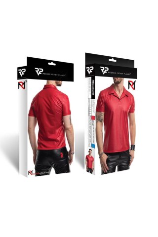 RMSerafino001 - red polo - L