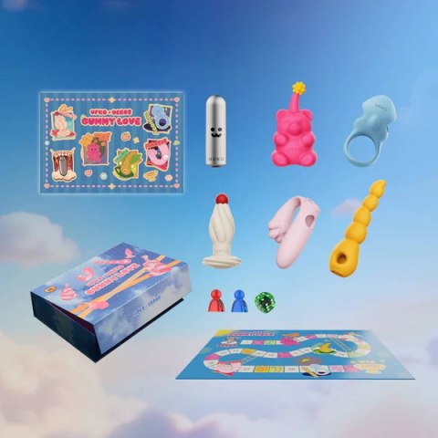 Zestaw dla par z grą planszową Gummy Love Gift Set UPKO*UEROS UPKO