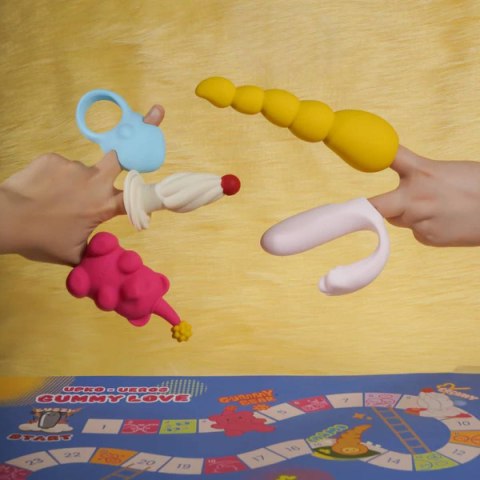 Zestaw dla par z grą planszową Gummy Love Gift Set UPKO*UEROS UPKO