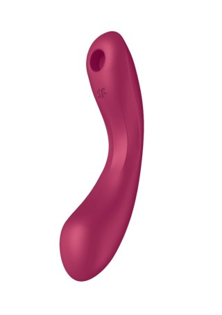 Stymulator łechtaczki i pulsator wiśnia Curvy Trinity 1 Satisfyer