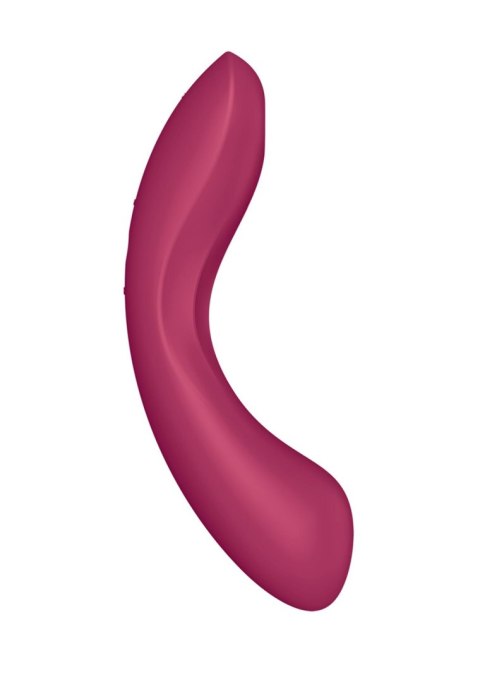 Stymulator łechtaczki i pulsator wiśnia Curvy Trinity 1 Satisfyer