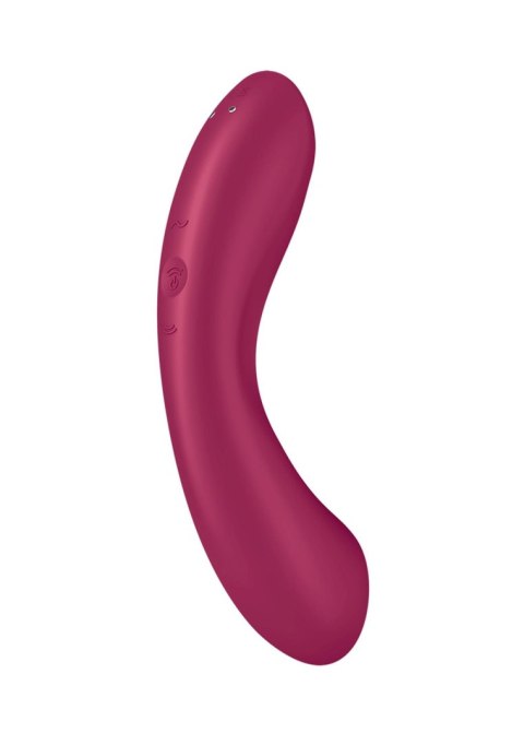 Stymulator łechtaczki i pulsator wiśnia Curvy Trinity 1 Satisfyer
