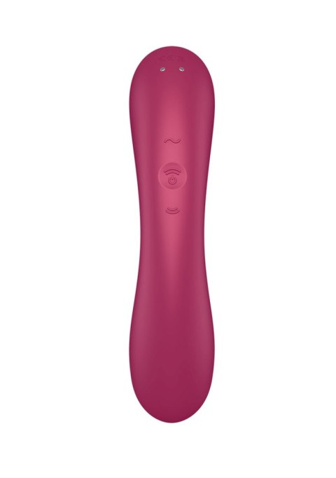 Stymulator łechtaczki i pulsator wiśnia Curvy Trinity 1 Satisfyer