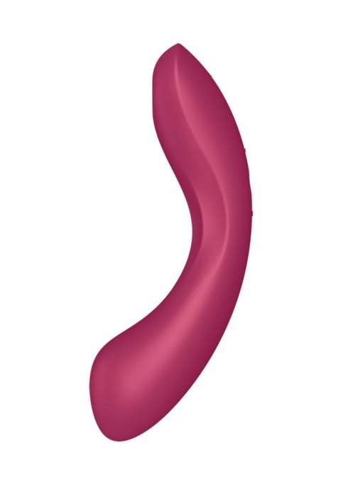 Stymulator łechtaczki i pulsator wiśnia Curvy Trinity 1 Satisfyer