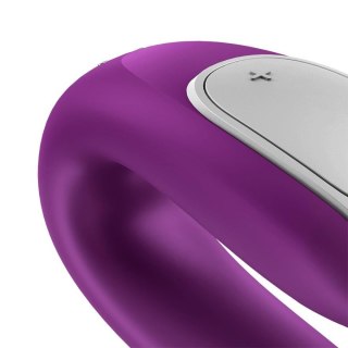 Wibrator Dla Par Fioletowy Double Fun Satisfyer