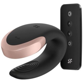Wibrator Dla Par Czarny Double Love Satisfyer