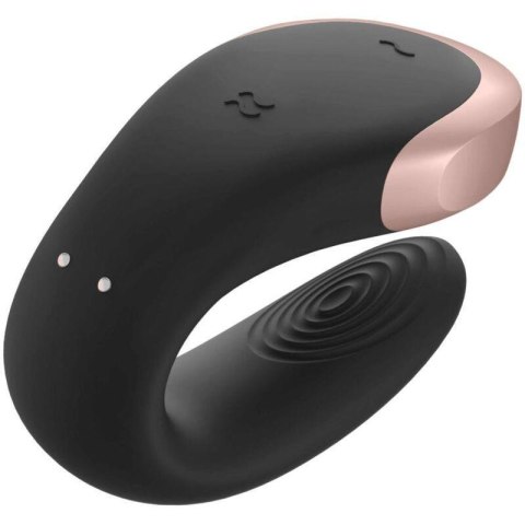 Wibrator Dla Par Czarny Double Love Satisfyer