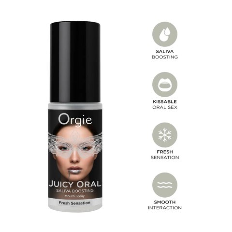 Spray Do Nawilżania Jamy Ustnej Saliva Boosting Mouth Spray 15 Ml - ORGIE