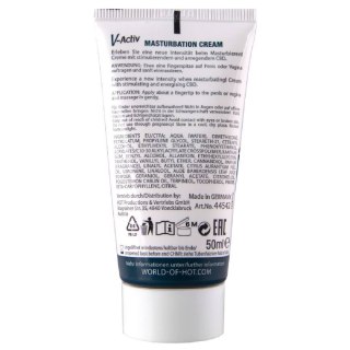 Krem do masturbacji V-Activ Unisex Masturbation Cream 50ml Hot HOT