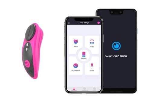 Wibrator Do Bielizny Ferri Sterowany Aplikacją Bluetooth IPX7 Różowy Lovense