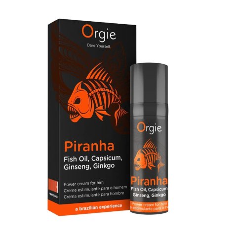 Krem Pobudzający Piranha Power Cream 15 Ml-Orgie