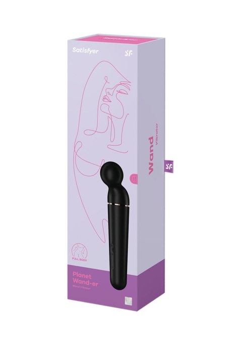 Masażer różdżka czarny Planet Wand-er Satisfyer