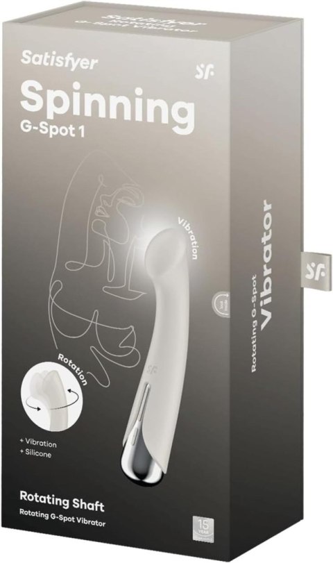 Wibrator Do Punktu G Beżowy Spinning G-Spot 1 Satisfyer