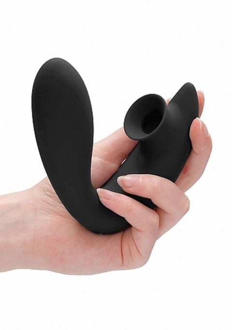 Stymulator Desirable Silikonowy Wodoodporny USB 10 Trybów Punkt G Magnetyczne Ładowanie 60 Minut Pracy Czarny Desirable