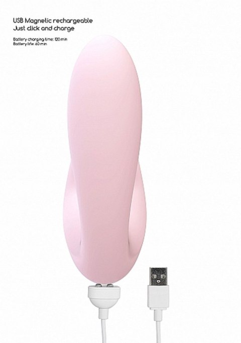 Stymulator Desirable Silikonowy Wodoodporny USB 10 Trybów Punkt G Magnetyczne Ładowanie 60 Minut Różowy Desirable