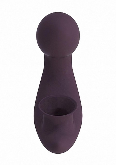Stymulator Desirable Silikonowy Wodoodporny USB 10 Trybów Punkt G Magnetyczne Ładowanie 60 Minut Pracy Fioletowy Desirable