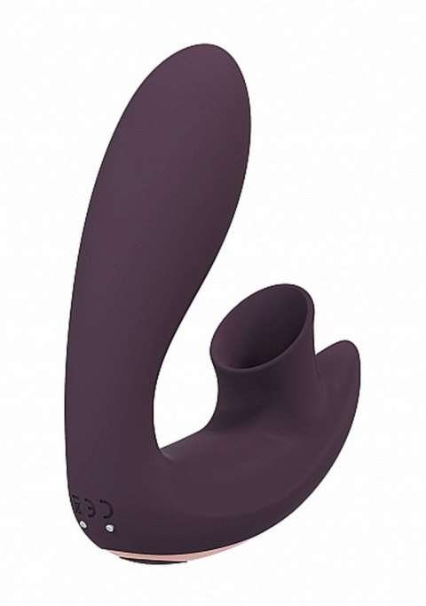 Stymulator Desirable Silikonowy Wodoodporny USB 10 Trybów Punkt G Magnetyczne Ładowanie 60 Minut Pracy Fioletowy Desirable