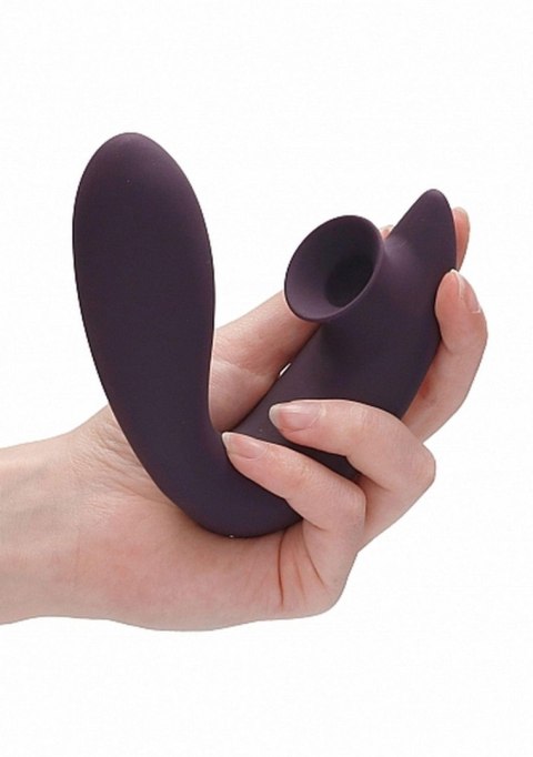 Stymulator Desirable Silikonowy Wodoodporny USB 10 Trybów Punkt G Magnetyczne Ładowanie 60 Minut Pracy Fioletowy Desirable