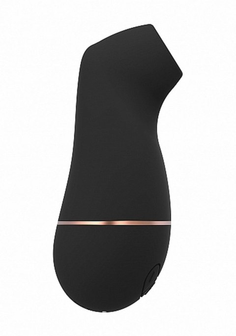 Stymulator Silikonowy Wodoodporny USB Funkcja Ssania 10 Trybów Cicha Praca Czarny -Irresistible