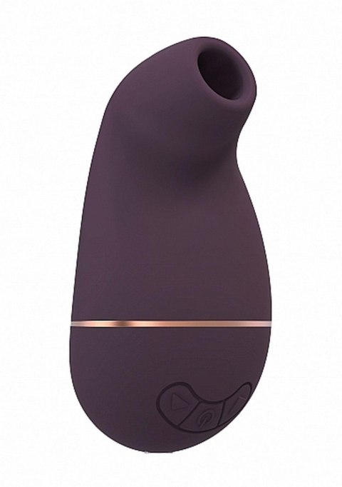 Stymulator Silikonowy Wodoodporny USB Funkcja Ssania 10 Trybów Cicha Praca Fioletowy- Irresistible