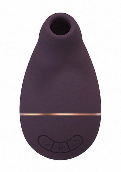 Stymulator Silikonowy Wodoodporny USB Funkcja Ssania 10 Trybów Cicha Praca Fioletowy- Irresistible
