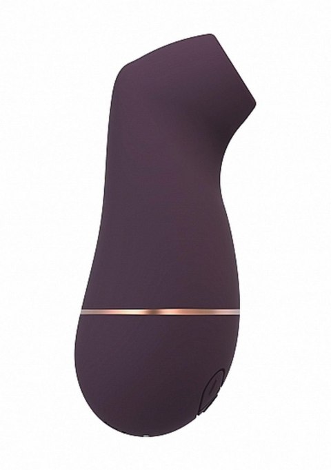 Stymulator Silikonowy Wodoodporny USB Funkcja Ssania 10 Trybów Cicha Praca Fioletowy- Irresistible