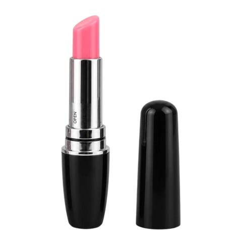 Dyskretny Wibrator Szminka Lipstick Vibe Czerwono-Czarny - Lipstick Vibe