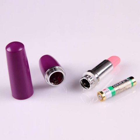 Dyskretny Wibrator Szminka Lipstick Vibe Czerwono-Czarny - Lipstick Vibe
