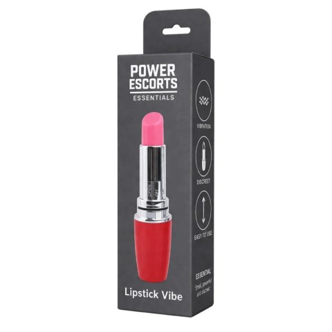Dyskretny Wibrator Szminka Lipstick Vibe Czerwony - Lipstick Vibe